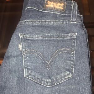 Levi’s 535 dark blue denim legging